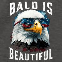 4th Of July Independence Day Bald Eagle Bald Is Beautiful Vector Backpack