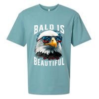 4th Of July Independence Day Bald Eagle Bald Is Beautiful Sueded Cloud Jersey T-Shirt