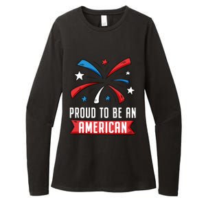 4th Of July Independence Day 1976 Proud To Be An American Gift Womens CVC Long Sleeve Shirt