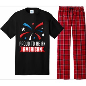 4th Of July Independence Day 1976 Proud To Be An American Gift Pajama Set