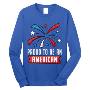 4th Of July Independence Day 1976 Proud To Be An American Gift Long Sleeve Shirt