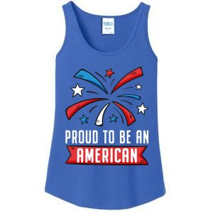 4th Of July Independence Day 1976 Proud To Be An American Gift Ladies Essential Tank