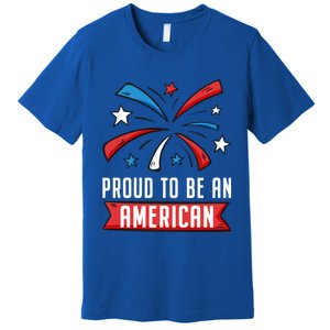 4th Of July Independence Day 1976 Proud To Be An American Gift Premium T-Shirt