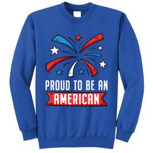 4th Of July Independence Day 1976 Proud To Be An American Gift Tall Sweatshirt