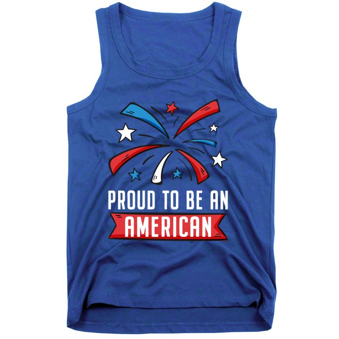 4th Of July Independence Day 1976 Proud To Be An American Gift Tank Top