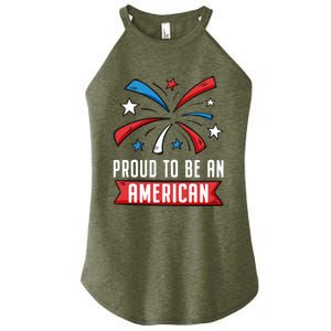 4th Of July Independence Day 1976 Proud To Be An American Gift Women's Perfect Tri Rocker Tank