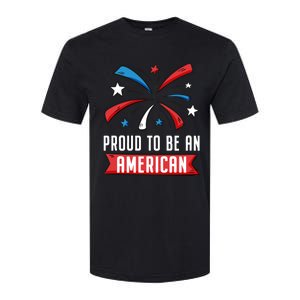 4th Of July Independence Day 1976 Proud To Be An American Gift Softstyle CVC T-Shirt