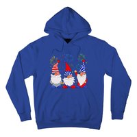 4th of July Gnomes Patriotic American Flag Cute Gnome Hoodie