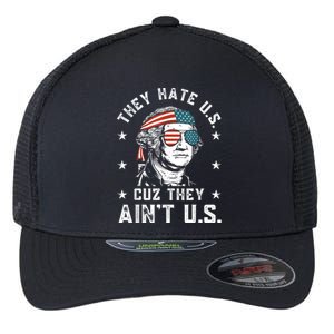 4th Of July Bald Eagle Mullet Murica Usa Usa Merica Flexfit Unipanel Trucker Cap