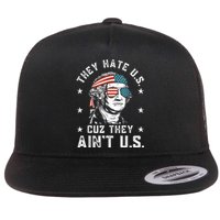 4th Of July Bald Eagle Mullet Murica Usa Usa Merica Flat Bill Trucker Hat