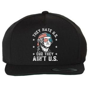 4th Of July Bald Eagle Mullet Murica Usa Usa Merica Wool Snapback Cap