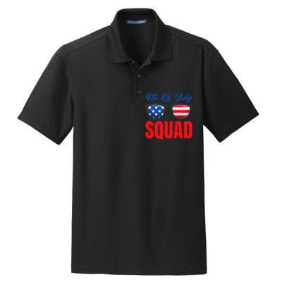 4th Of July Squad 4th Of July Dry Zone Grid Polo