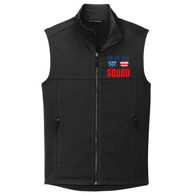 4th Of July Squad 4th Of July Collective Smooth Fleece Vest