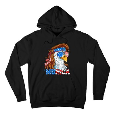 4th Of July Bald Eagle Mullet Murica Usa Usa Merica Hoodie