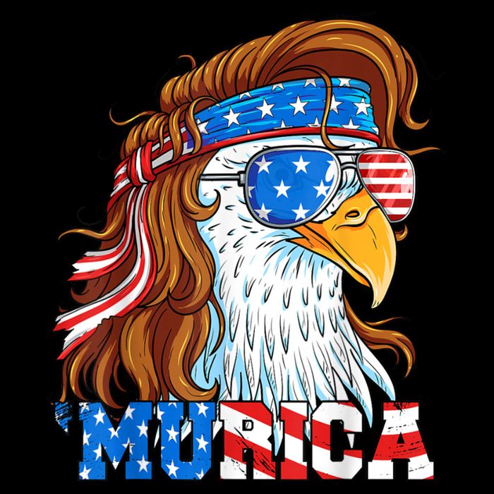 4th Of July Bald Eagle Mullet Murica Usa Usa Merica City Backpack