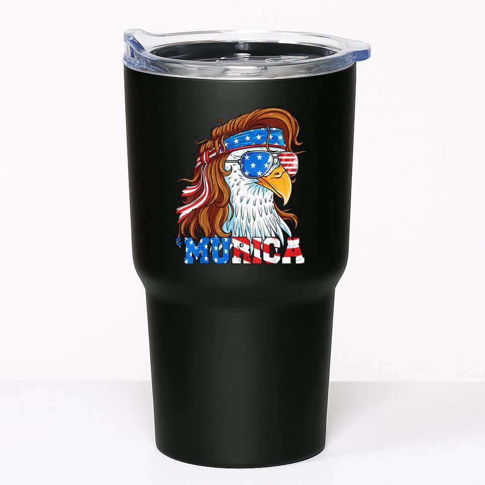 4th Of July Bald Eagle Mullet Murica Usa Usa Merica Tumbler