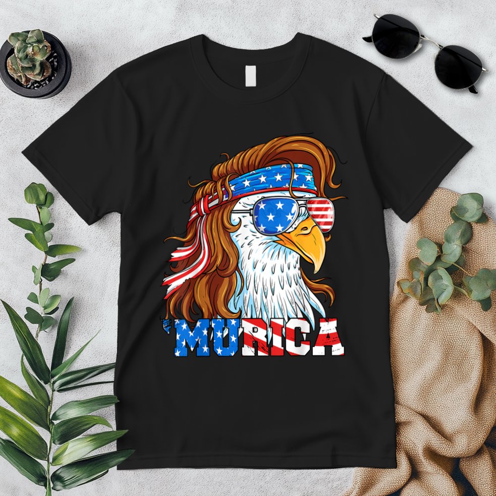 4th Of July Bald Eagle Mullet Murica Usa Usa Merica Premium T-Shirt