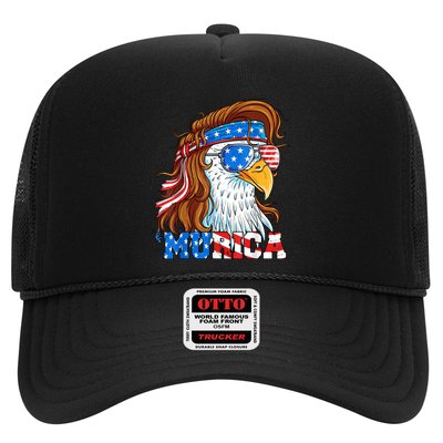 4th Of July Bald Eagle Mullet Murica Usa Usa Merica Trucker Hat