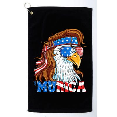 4th Of July Bald Eagle Mullet Murica Usa Usa Merica Golf Towel