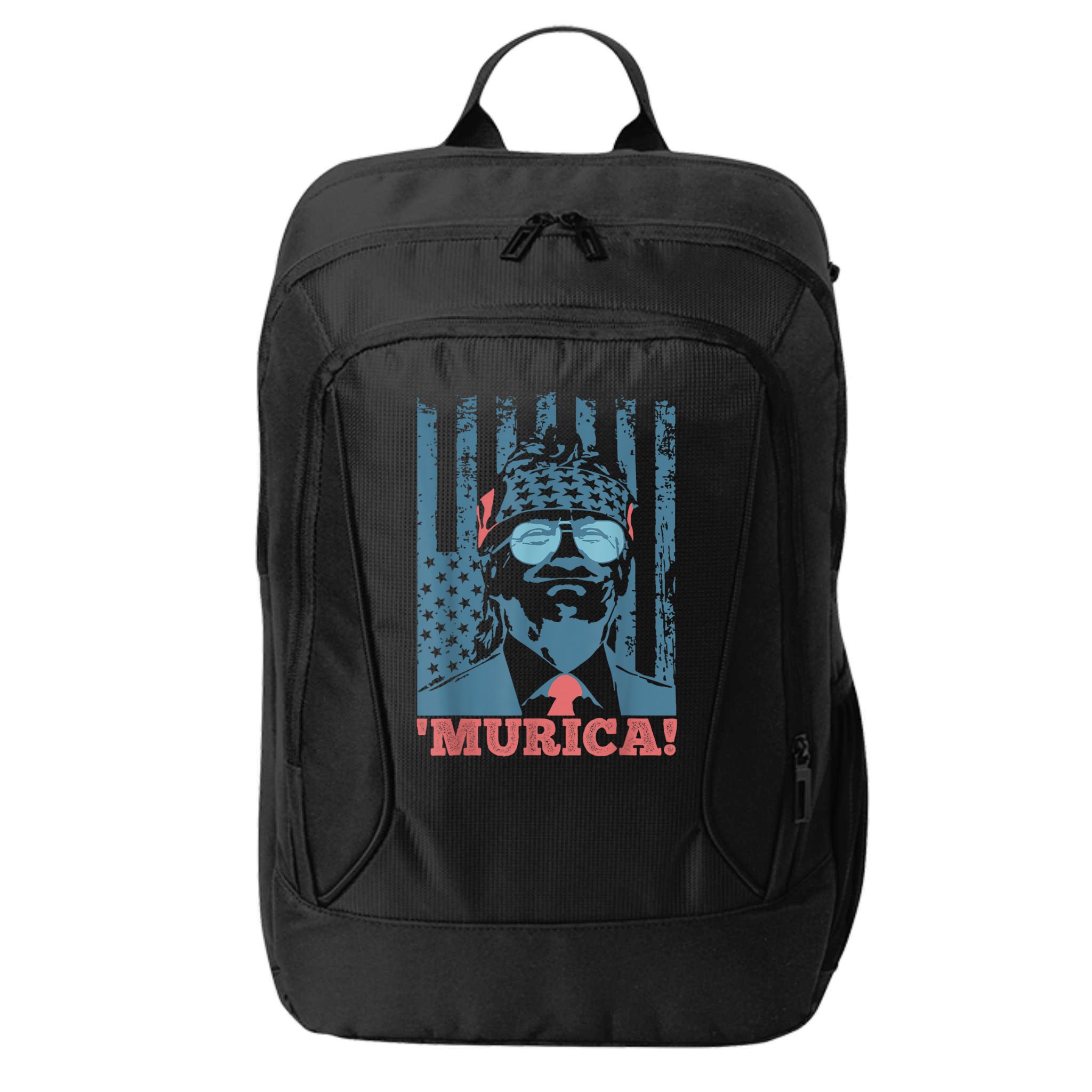 4th Of July Bald Eagle Mullet Murica Usa Usa Merica City Backpack