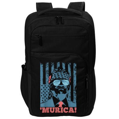 4th Of July Bald Eagle Mullet Murica Usa Usa Merica Impact Tech Backpack