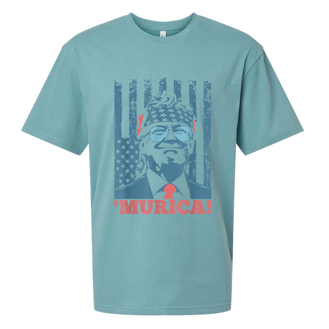 4th Of July Bald Eagle Mullet Murica Usa Usa Merica Sueded Cloud Jersey T-Shirt