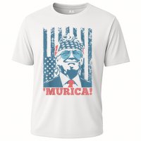 4th Of July Bald Eagle Mullet Murica Usa Usa Merica Cooling Performance Crew T-Shirt