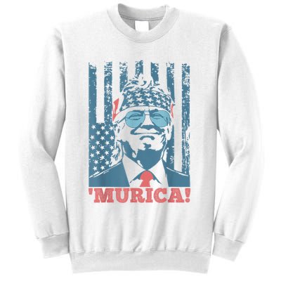 4th Of July Bald Eagle Mullet Murica Usa Usa Merica Sweatshirt