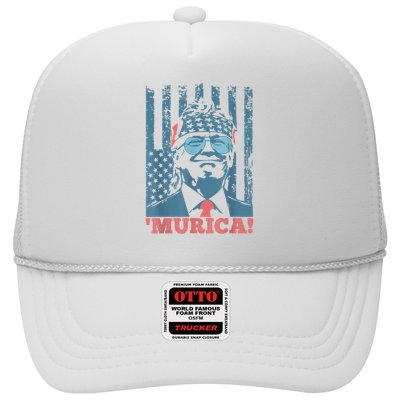 4th Of July Bald Eagle Mullet Murica Usa Usa Merica Trucker Hat