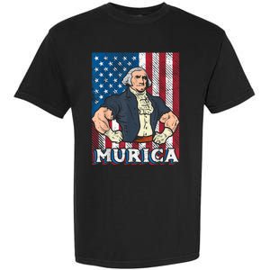 4th Of July Bald Eagle Mullet Murica Usa Usa Merica Garment-Dyed Heavyweight T-Shirt