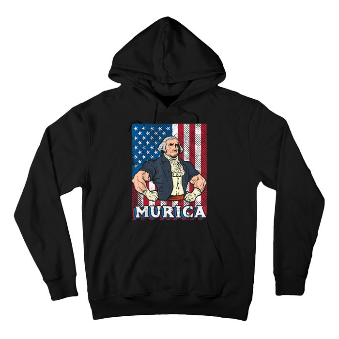 4th Of July Bald Eagle Mullet Murica Usa Usa Merica Hoodie