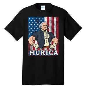 4th Of July Bald Eagle Mullet Murica Usa Usa Merica Tall T-Shirt