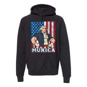 4th Of July Bald Eagle Mullet Murica Usa Usa Merica Premium Hoodie