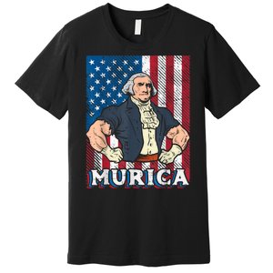 4th Of July Bald Eagle Mullet Murica Usa Usa Merica Premium T-Shirt