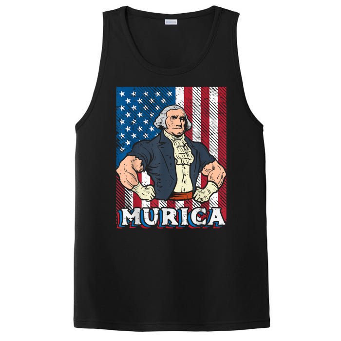 4th Of July Bald Eagle Mullet Murica Usa Usa Merica PosiCharge Competitor Tank