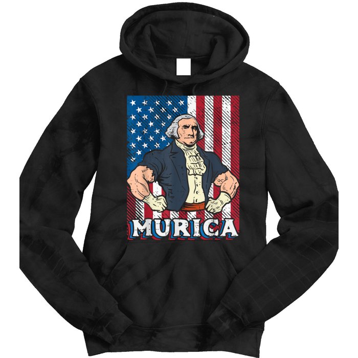 4th Of July Bald Eagle Mullet Murica Usa Usa Merica Tie Dye Hoodie