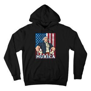 4th Of July Bald Eagle Mullet Murica Usa Usa Merica Tall Hoodie