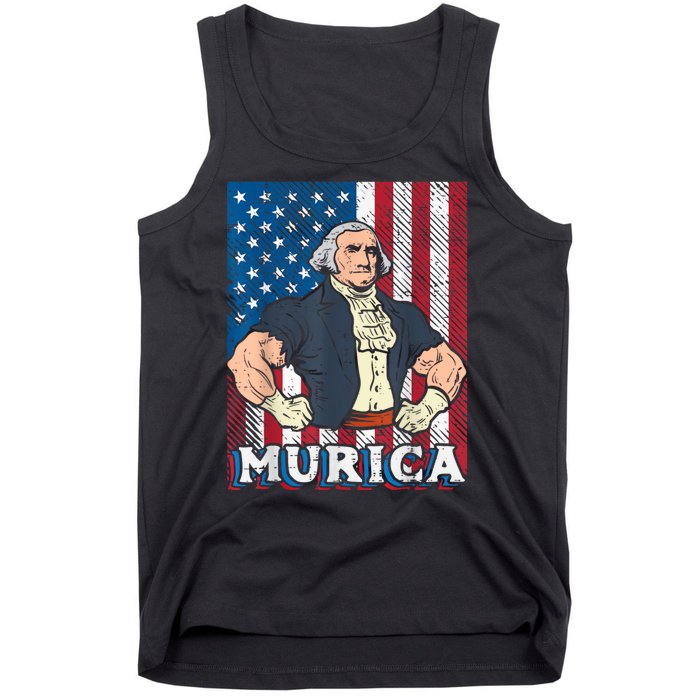 4th Of July Bald Eagle Mullet Murica Usa Usa Merica Tank Top