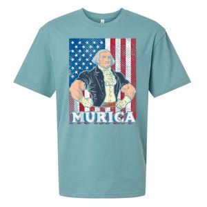 4th Of July Bald Eagle Mullet Murica Usa Usa Merica Sueded Cloud Jersey T-Shirt