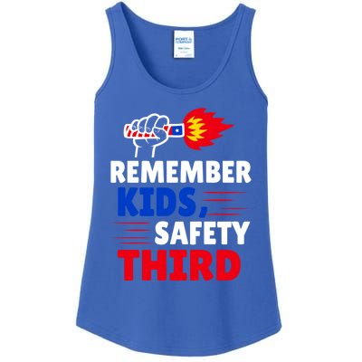 4th Of July Firecrackers Patriotic Fireworks Safety Third Gift Ladies Essential Tank