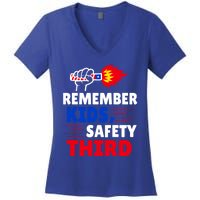 4th Of July Firecrackers Patriotic Fireworks Safety Third Gift Women's V-Neck T-Shirt