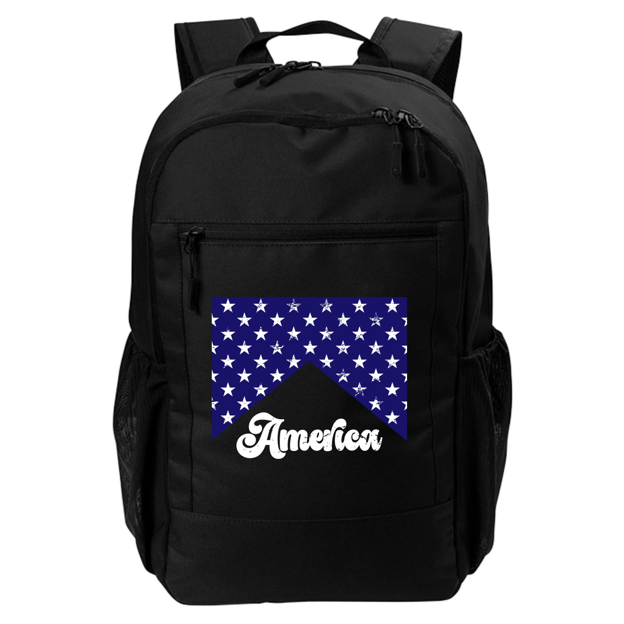 4th Of July Independence Day America Retro Pattern Backpack