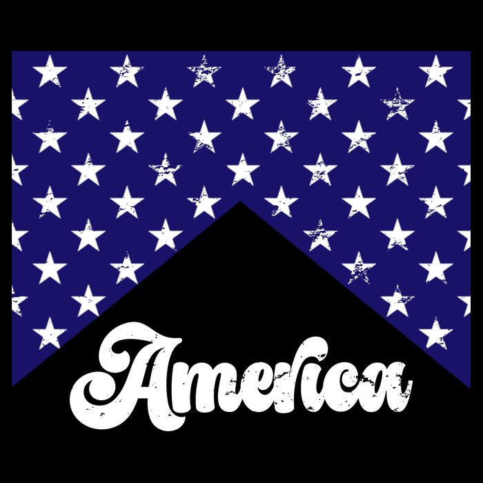 4th Of July Independence Day America Retro Pattern Hooded Wearable Blanket