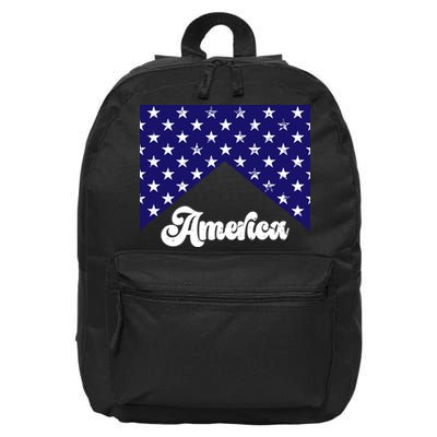 4th Of July Independence Day America Retro Pattern 16 in Basic Backpack