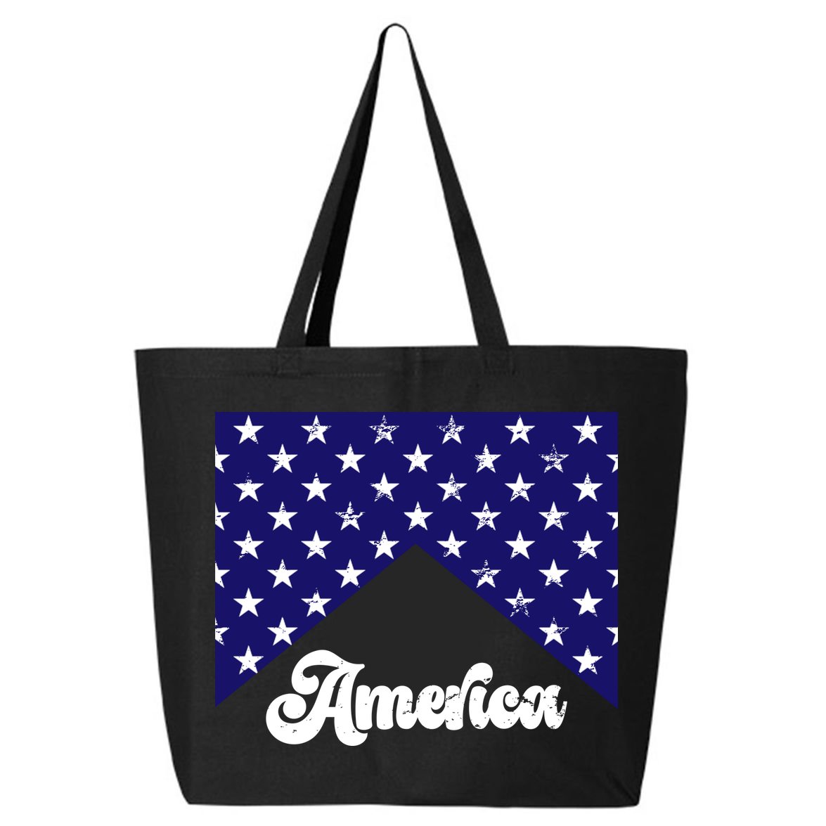 4th Of July Independence Day America Retro Pattern 25L Jumbo Tote