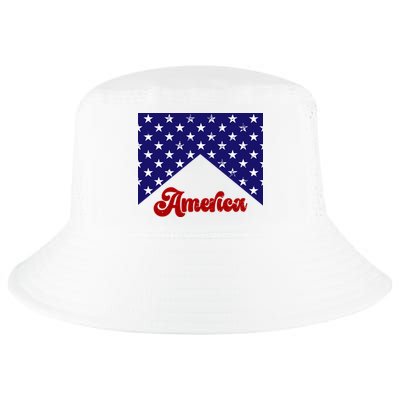 4th Of July Independence Day America Retro Pattern Cool Comfort Performance Bucket Hat