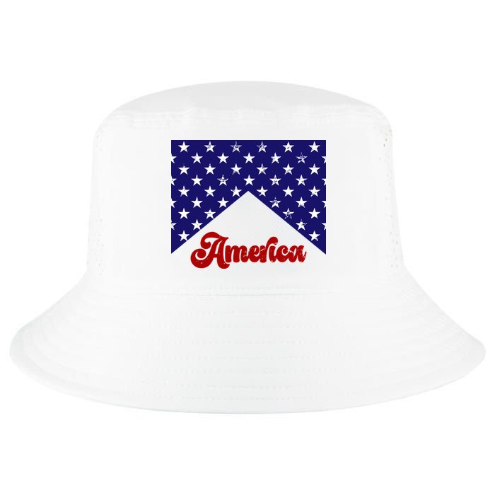 4th Of July Independence Day America Retro Pattern Cool Comfort Performance Bucket Hat