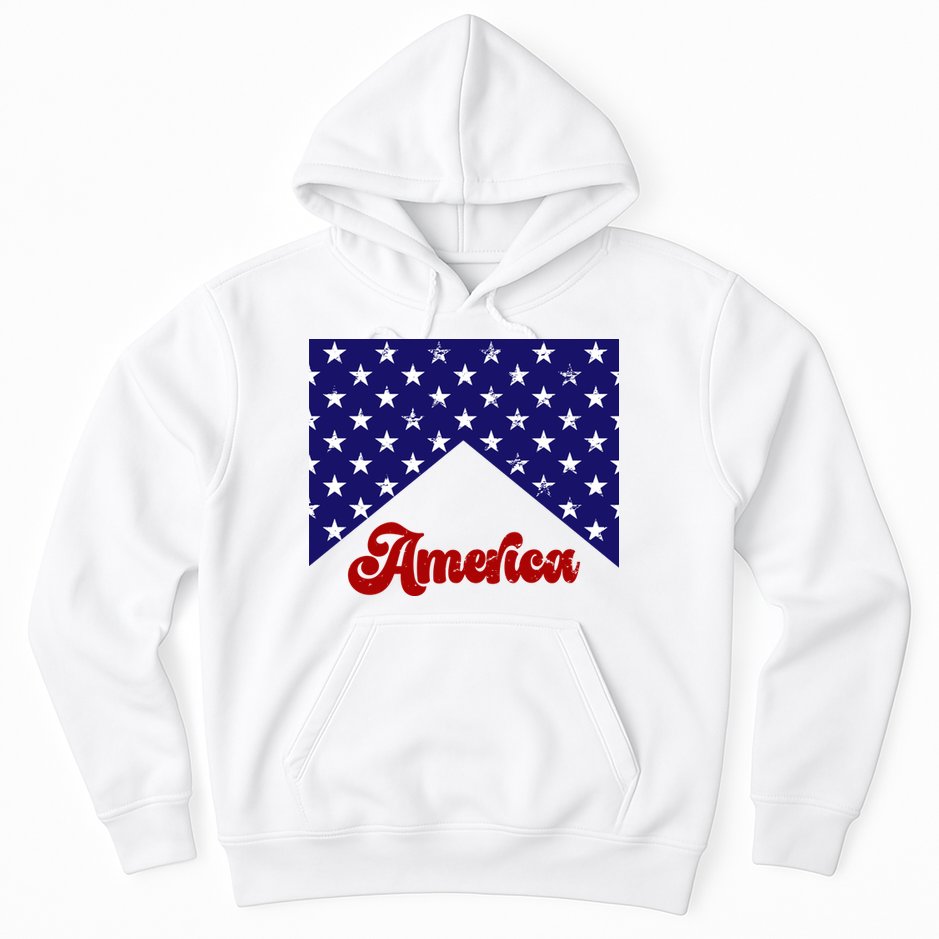 4th Of July Independence Day America Retro Pattern Hoodie