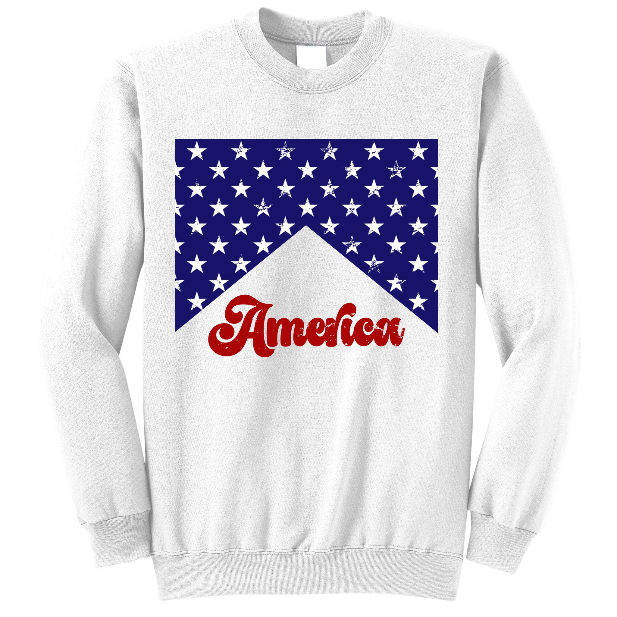 4th Of July Independence Day America Retro Pattern Sweatshirt