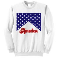 4th Of July Independence Day America Retro Pattern Sweatshirt